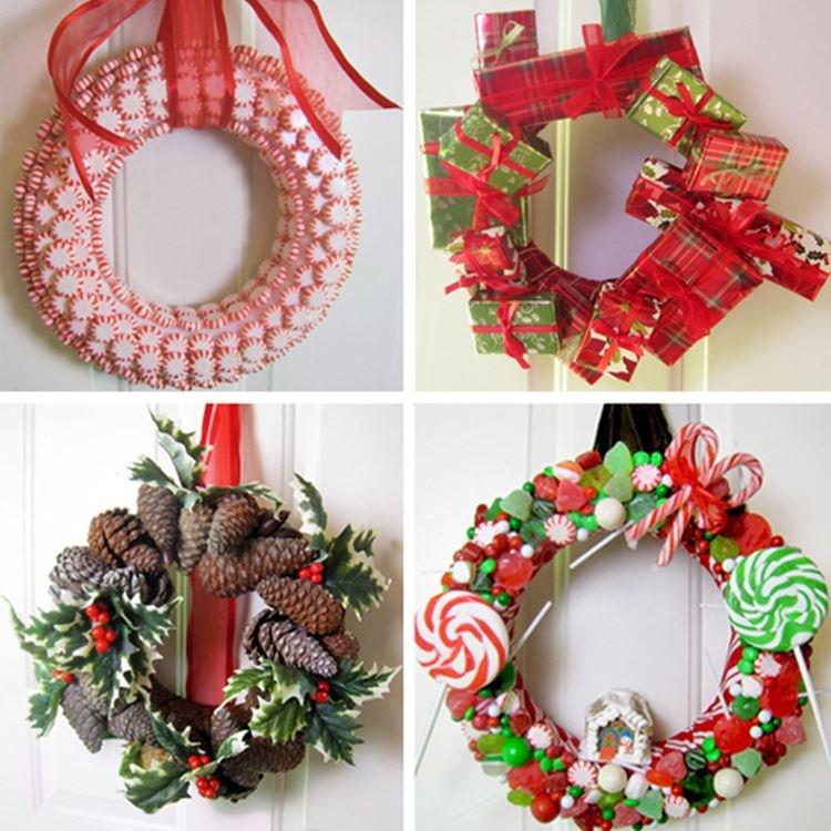 Couronne de Noël DIY - photos et idées