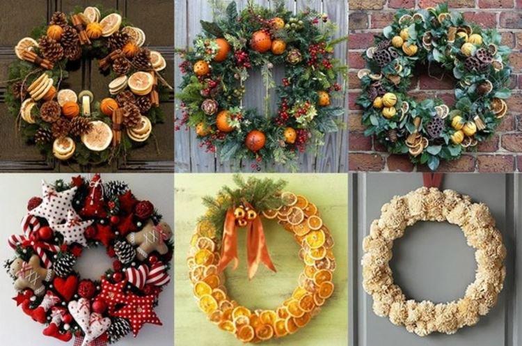 Couronne de Noël DIY - photos et idées