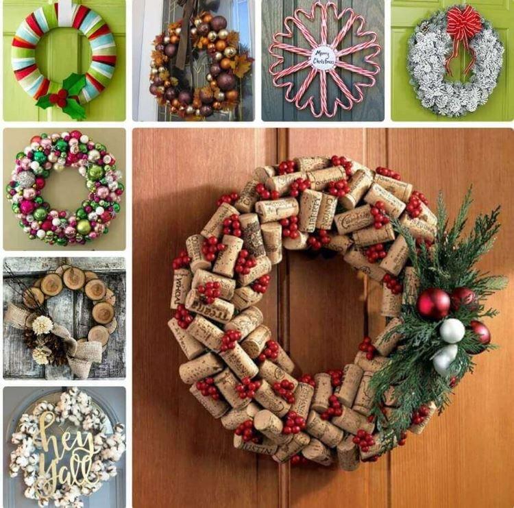 Couronne de Noël DIY - photos et idées