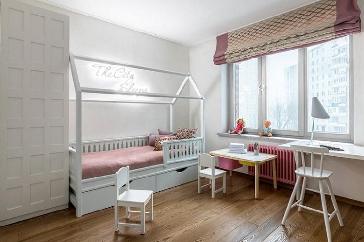 Blanc - Couleur du papier peint pour la chambre des enfants