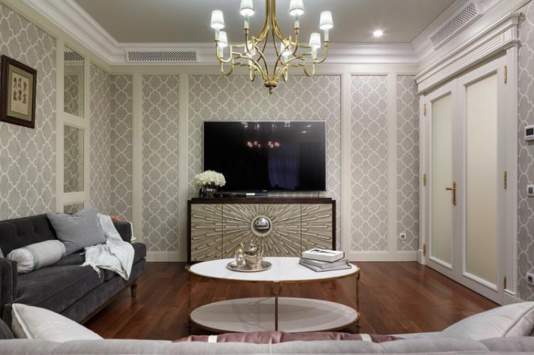 Gris - Couleur de papier peint pour le salon