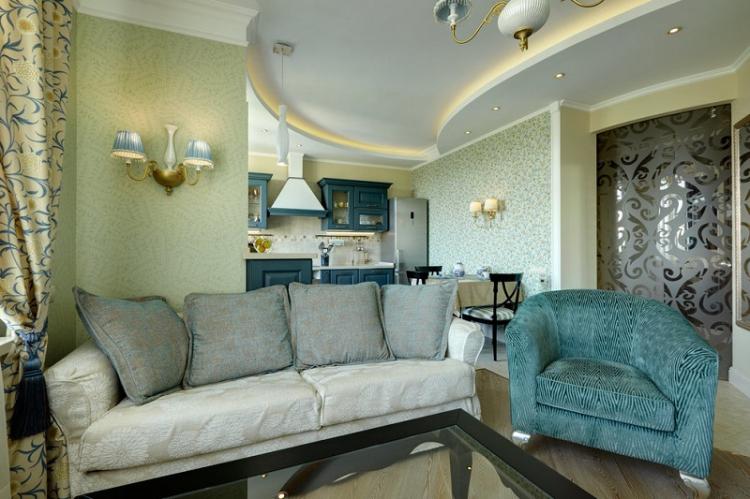 Couleurs pastel - Couleur de papier peint pour le salon