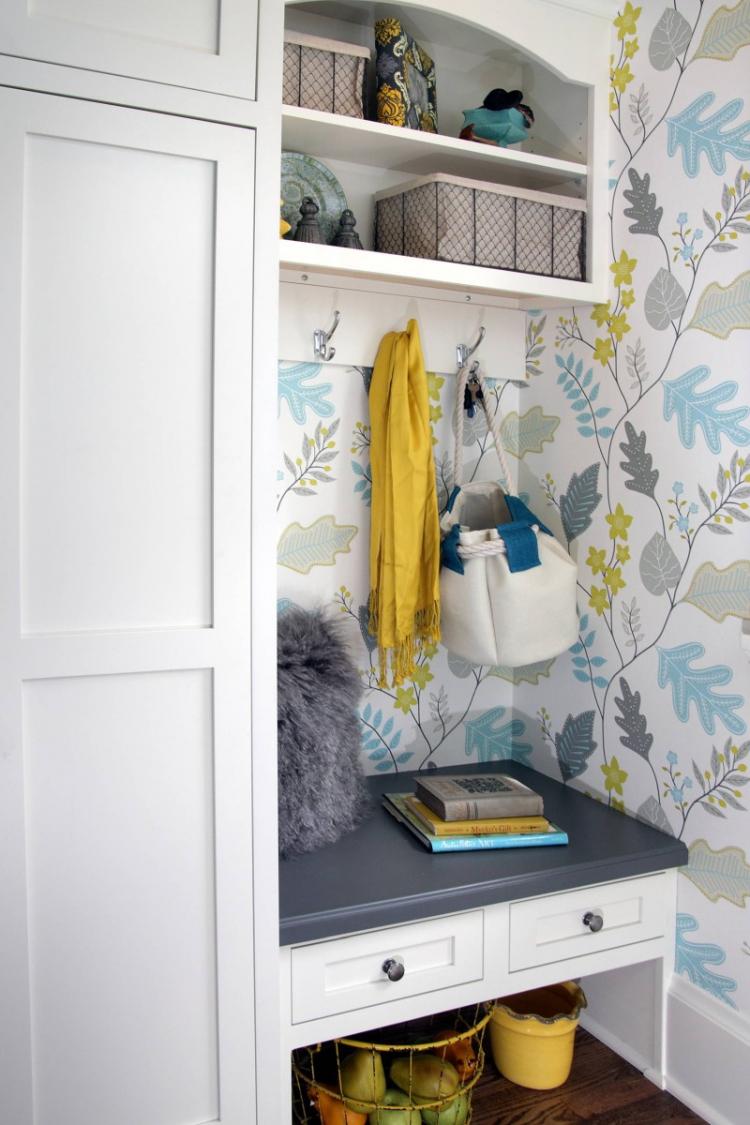 Papier peint pour le couloir - photos et idées