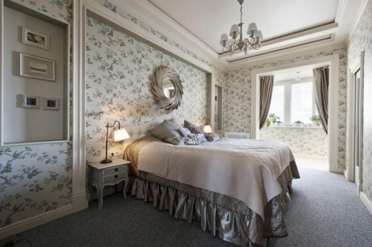 Papier peint pour la chambre dans le style provençal