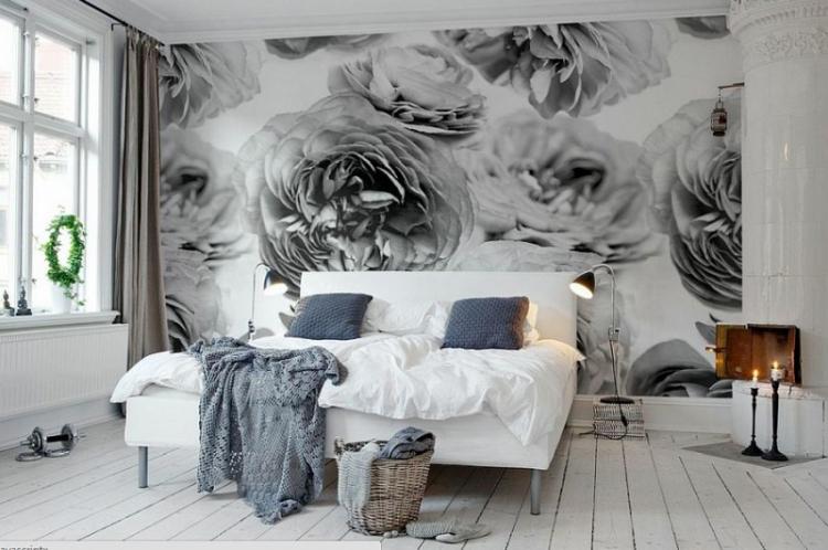 Papier peint pour la chambre de style scandinave