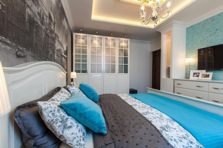 Papier peint photo à l'intérieur de la chambre