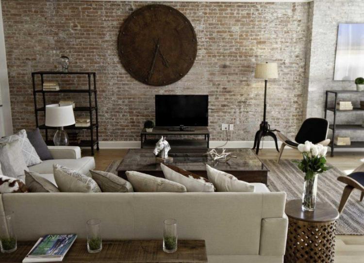 Papier peint pour la maçonnerie - photo