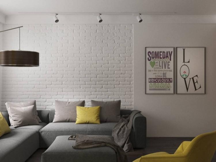 Papier peint pour la maçonnerie - photo