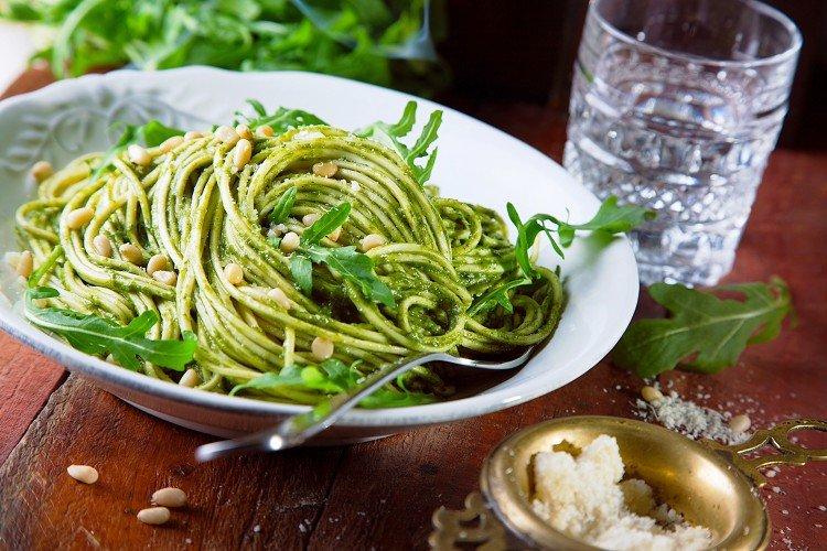 Spaghetti au pesto de citron - Delicious Food Recipes