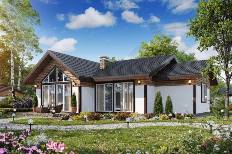 Maison à ossature à un étage - projets et photos