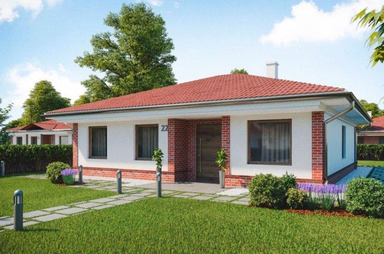 Maisons à un étage en blocs de mousse - projets et photos