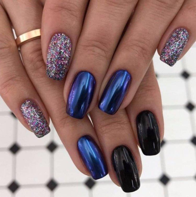 Manucure d'automne 2020 avec frotter - photo