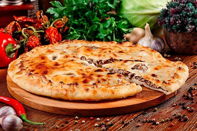 Tarte ossète sans levure à la viande hachée - recettes