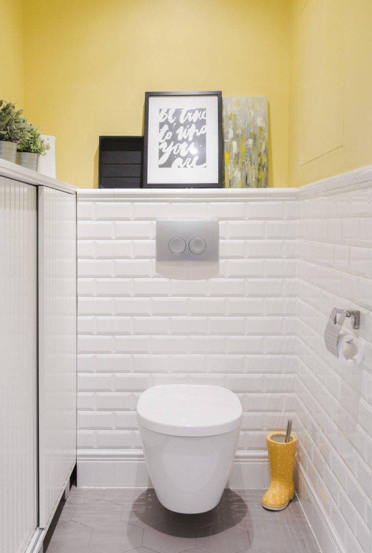 Peinture - décoration murale dans les toilettes