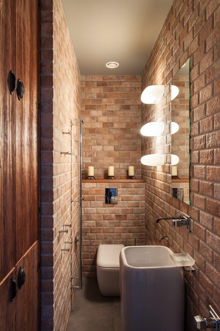 Pierre décorative - décoration murale dans les toilettes