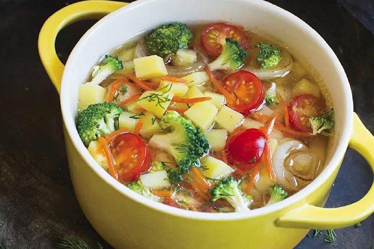 Soupe de légumes au chou-fleur - recettes