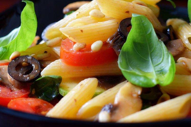 Pâtes aux champignons et légumes - recettes