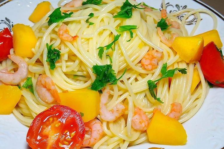 Pâtes aux crevettes Sea Sunset - recettes
