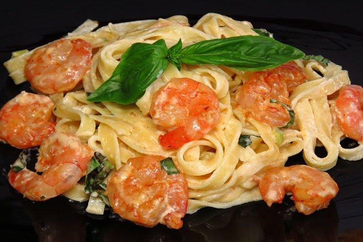 Pâtes aux fruits de mer et poisson rouge - recettes