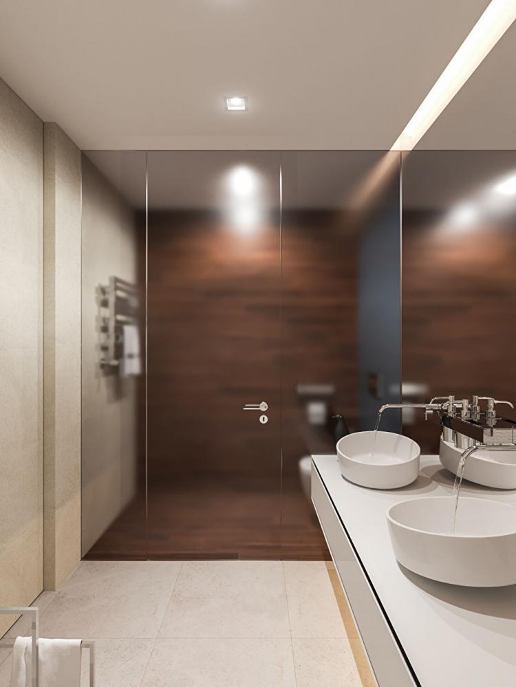 Penthouse dans le complexe résidentiel Sadovye Kvartaly - design d'intérieur