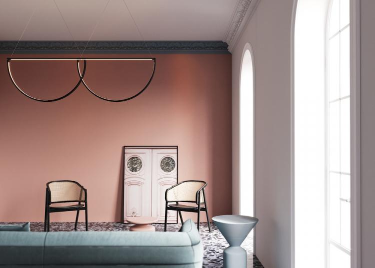 Rose & Bleu : Projet d'aménagement cuisine-salon