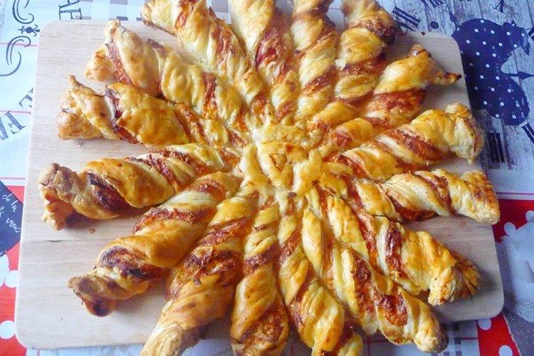 Tarte feuilletée à la confiture de framboises - recettes