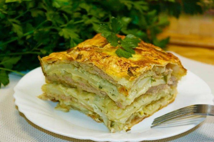 Tarte au chou pita au four - recettes