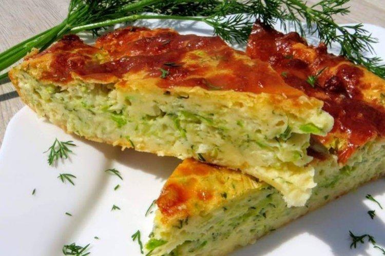 Tarte au chou et courgettes au four - recettes