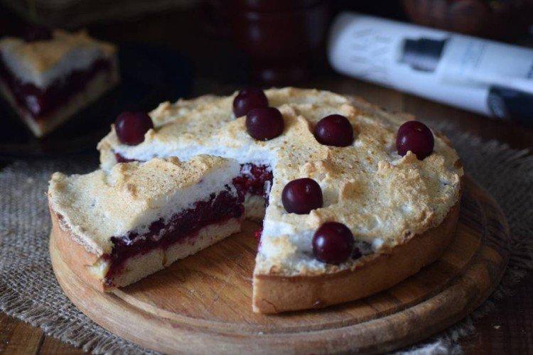 Tarte aux cerises et meringue - recettes