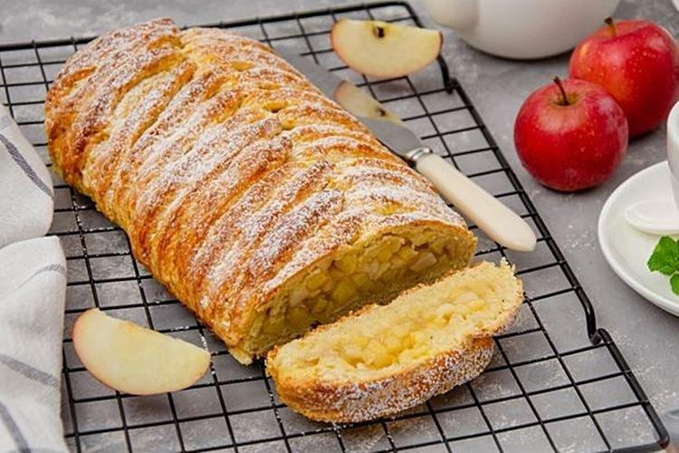 Galette de fromage cottage aux pommes - recettes pas à pas