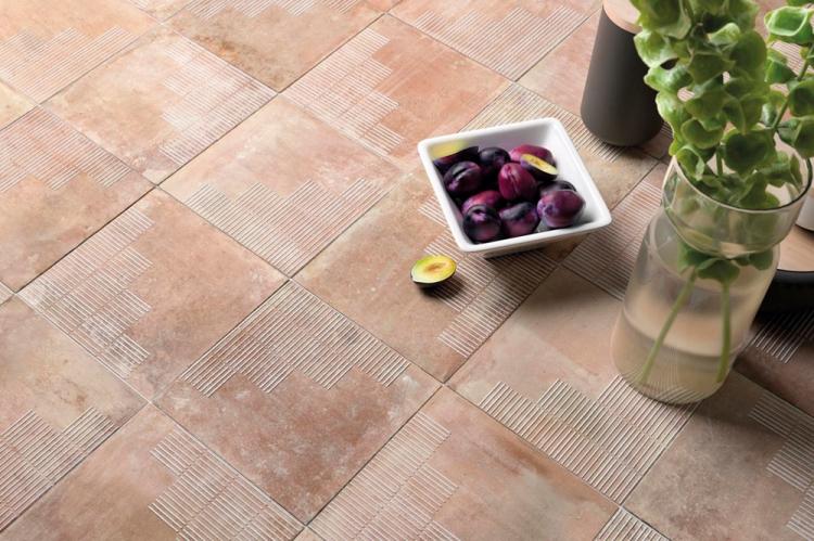 Tile Cotto - Conception de carreaux de sol dans le couloir