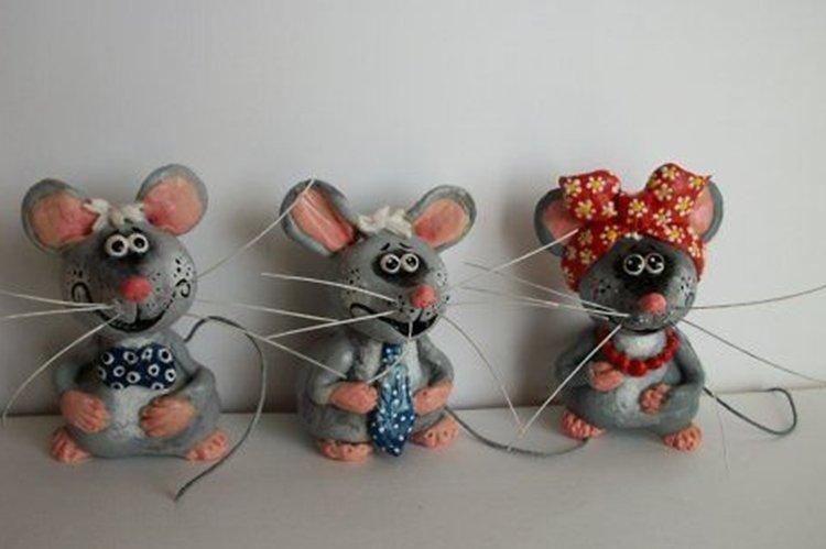 Rat du Nouvel An en pâte - Cadeaux DIY pour le Nouvel An 2020