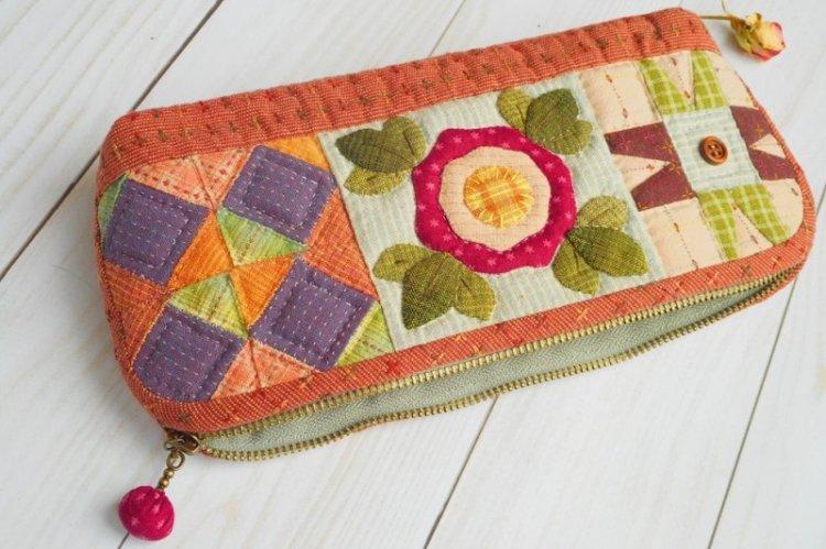 Trousse de maquillage patchwork - Cadeau d'anniversaire de maman bricolage