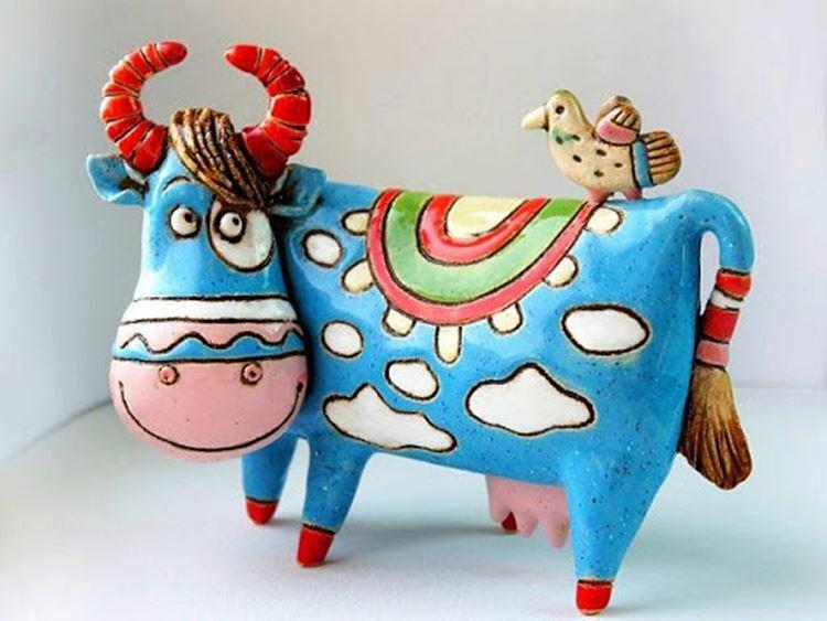 Gobie à pâte salée - artisanat pour le nouvel an pour les enfants