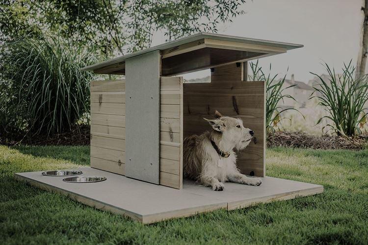 Chenil simple pour chien - Artisanat pour une résidence d'été et un jardin de vos propres mains