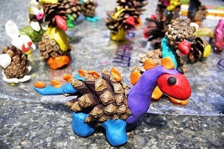 Artisanat à partir de matériaux naturels pour les enfants de 5 à 6 ans