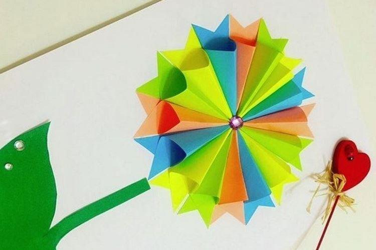 Artisanat en papier pour les enfants - photos et idées