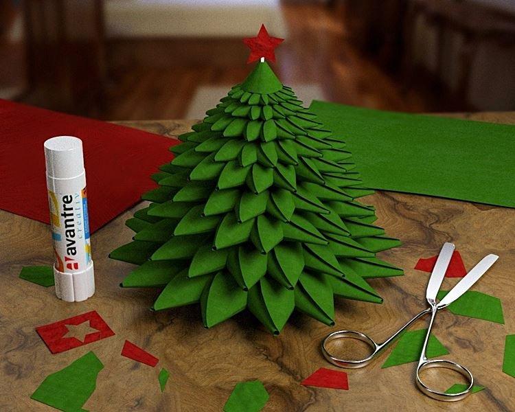 Bricolage en papier pour le Nouvel An 2021 - photos et idées