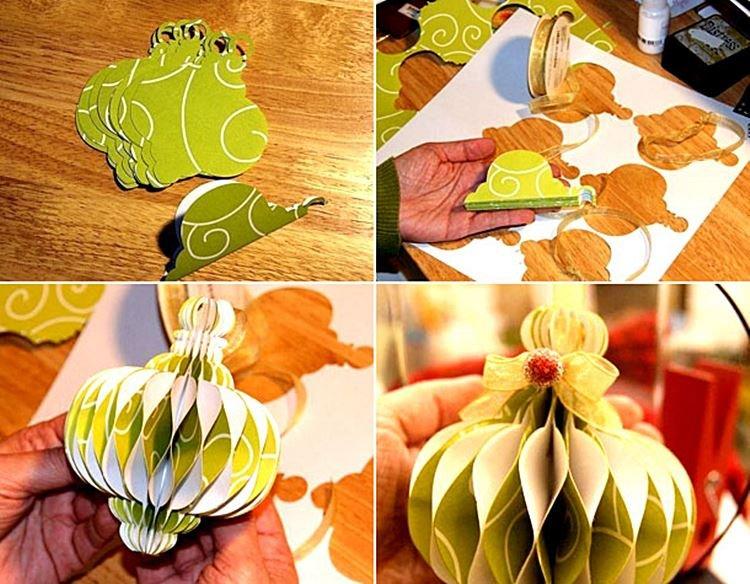 Bricolage en papier pour le Nouvel An 2021 - photos et idées