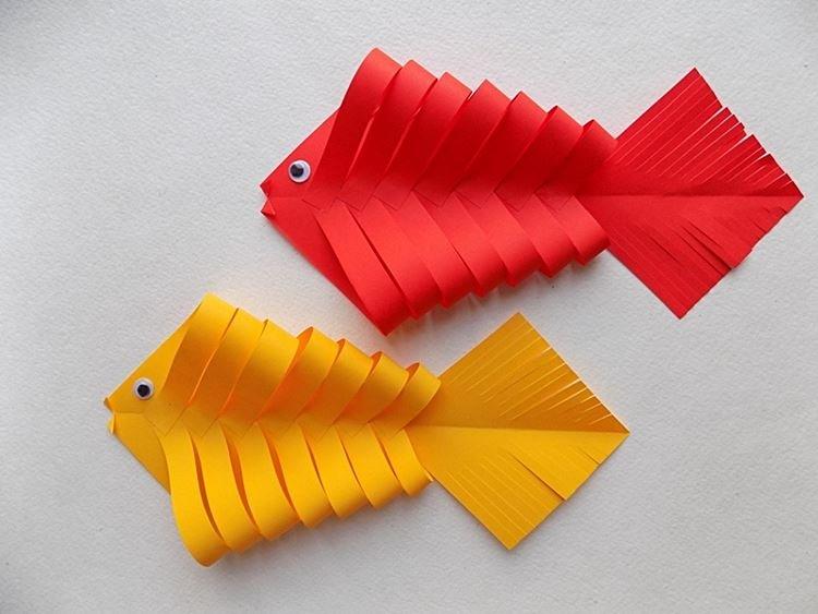 Artisanat en papier coloré pour les enfants de leurs propres mains - photo