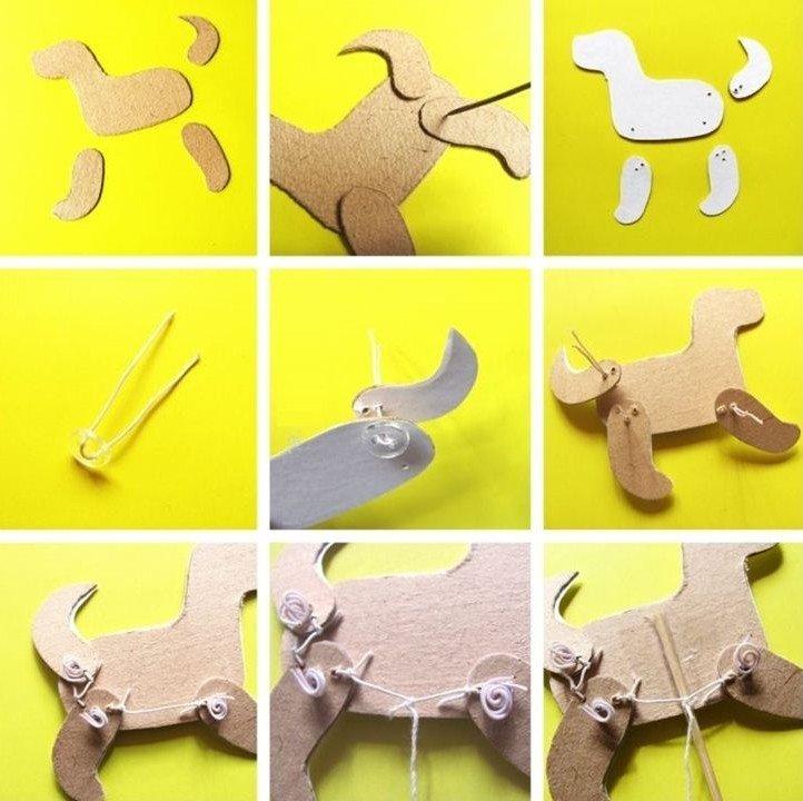 Jouets mobiles - Bricolage en carton