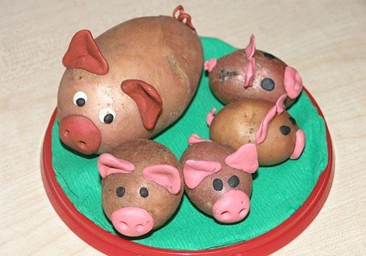 Artisanat de légumes pour la maternelle - photos et idées