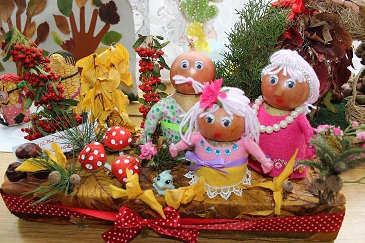 Artisanat à partir de matériaux naturels pour la maternelle - photos et idées