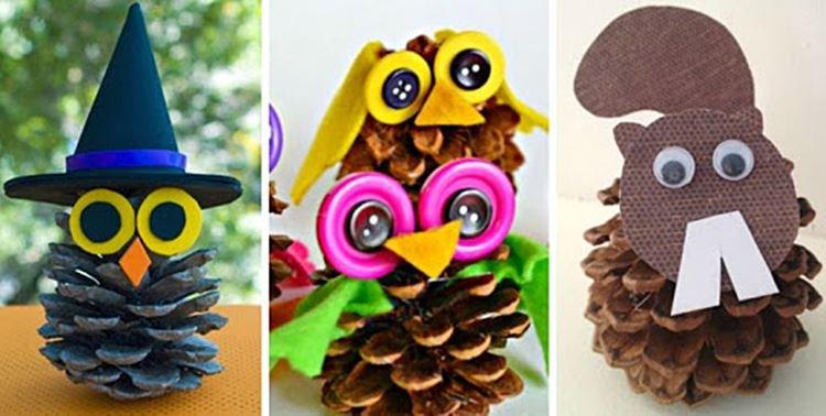Artisanat à partir de cônes pour enfants - photos et idées