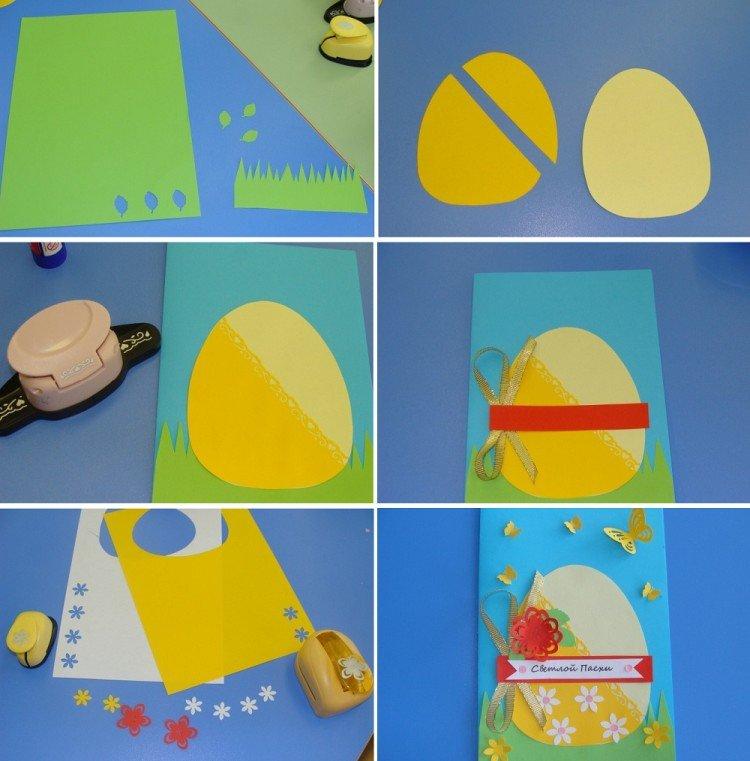 Carte pour enfants - Bricolage artisanat de Pâques