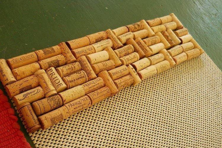 Tapis en liège - Bricolage à partir de toutes sortes de choses