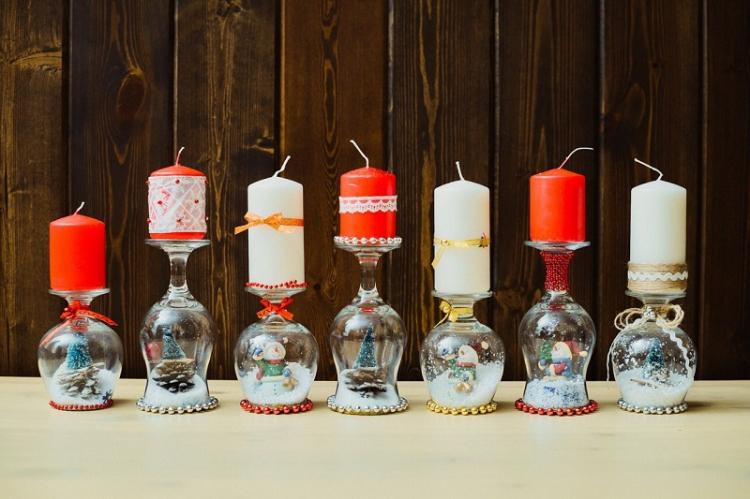 Bougeoirs DIY - idées photo