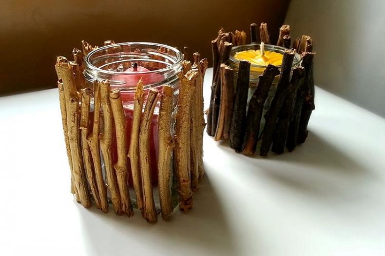 Bougeoirs DIY - idées photo