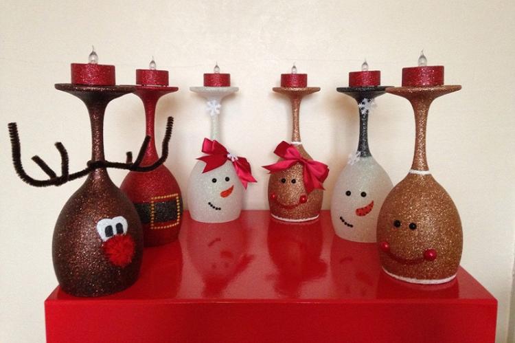 Bougeoirs DIY - idées photo