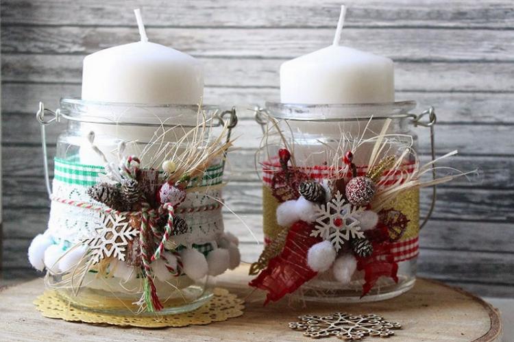 Bougeoirs DIY - idées photo